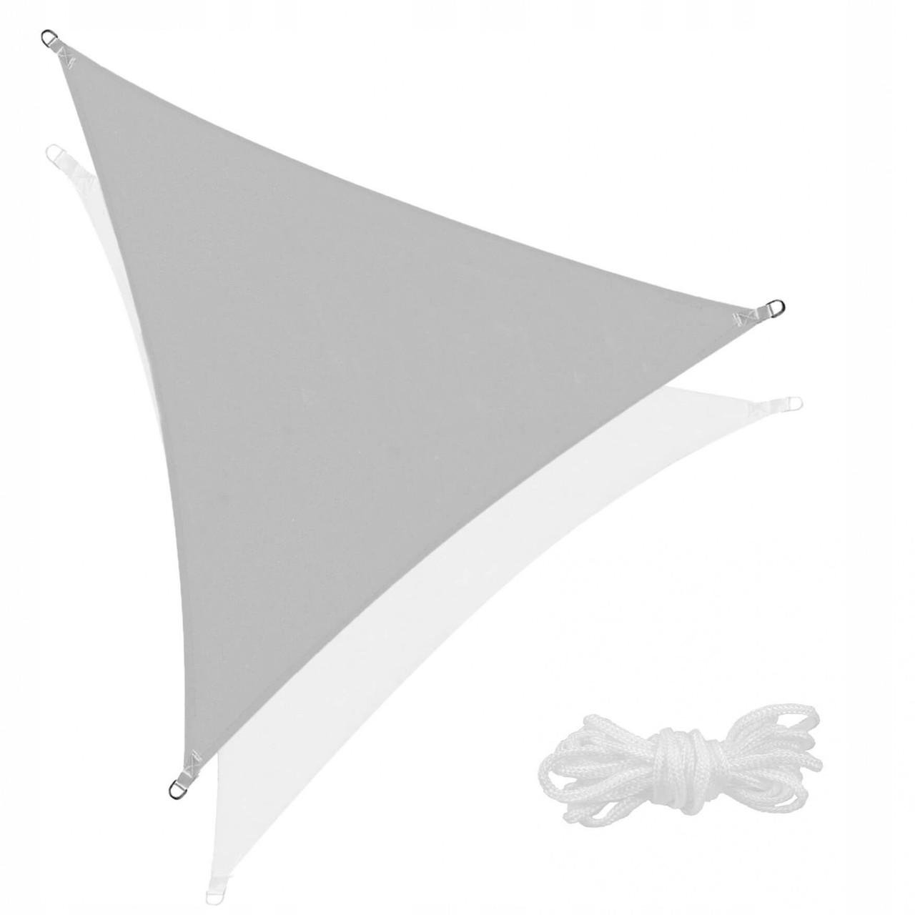 Тент-парус теневой Springos SN1043 3x3x3 м Grey