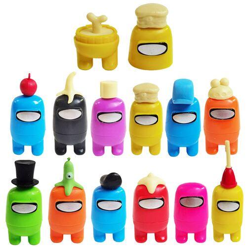 Набор разборных фигурок Амонг Ас 12 шт. 7-10 см (AUS271)