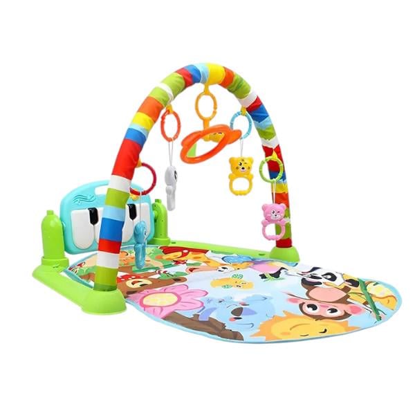 Коврик музыкальный 2 с пианино светом и звуком Синий (668-18)