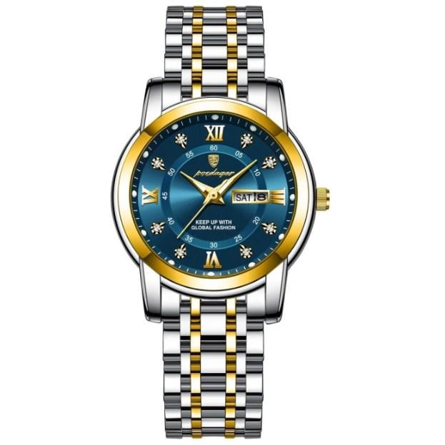 Наручные часы женские Poedagar Unique Women кварцевый механизм с датой Серебряный (21394010)