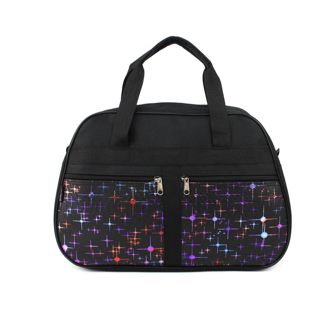 Сумка хозяйственная Wallaby 2703,652 Черный/Сиреневый