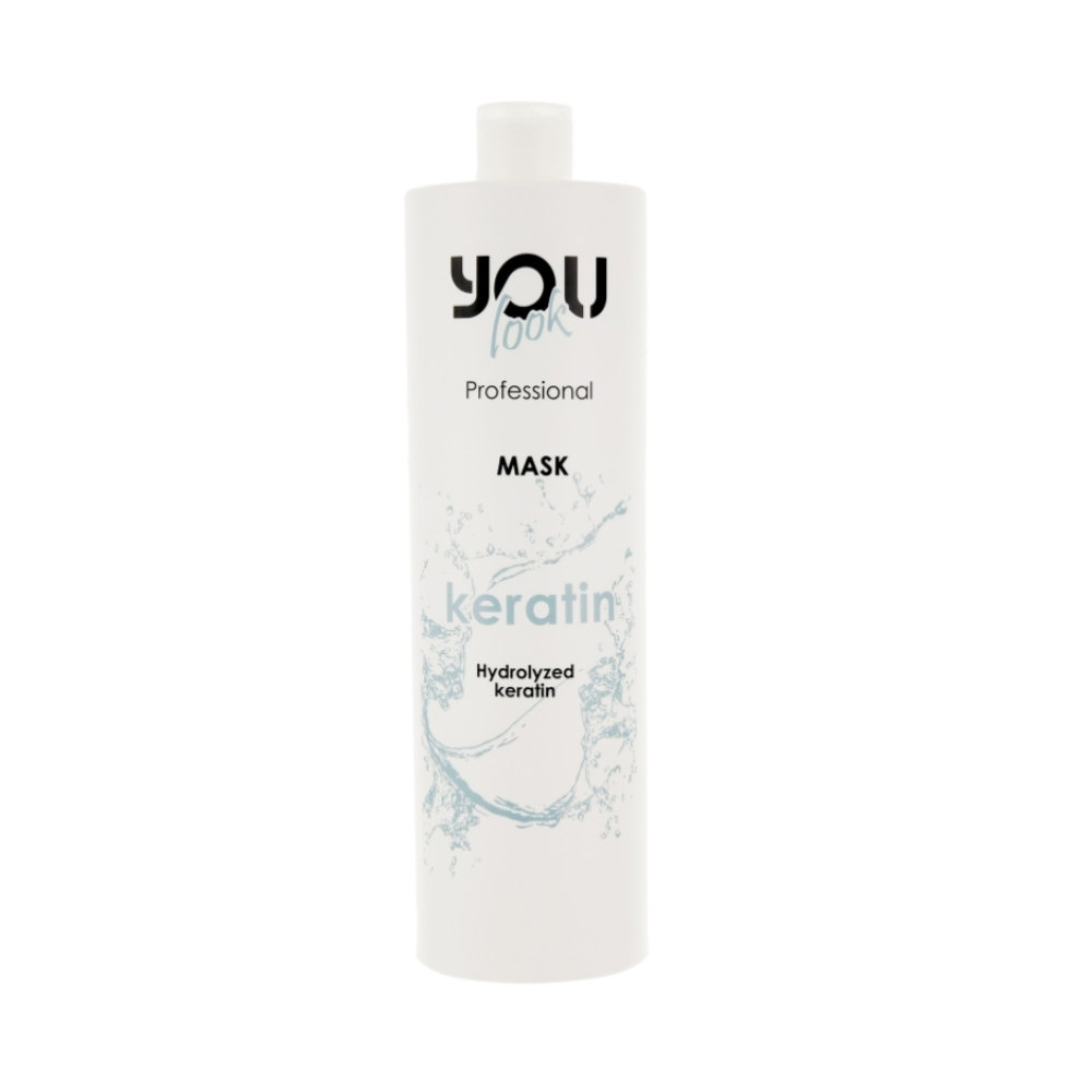 Маска з кератином для відновлення волосся You Look Professional Keratin Mask 1000 мл Маска з кератином для відновлення волосся You Look Professional Keratin Mask 1000 мл