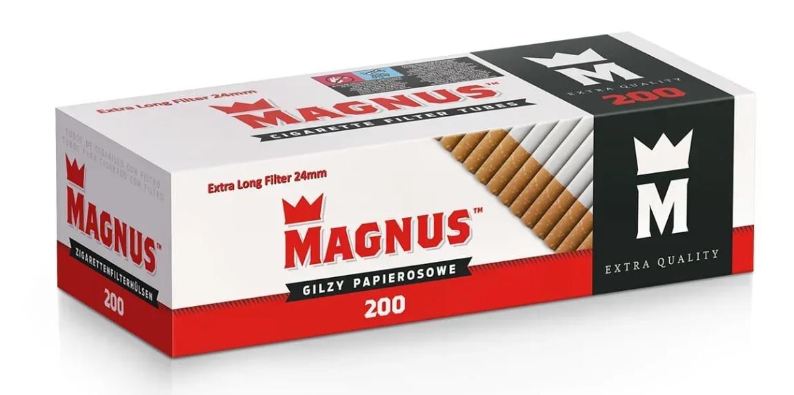 Гільзи для цигарок Magnus Extra Long 200 шт. 24 мм