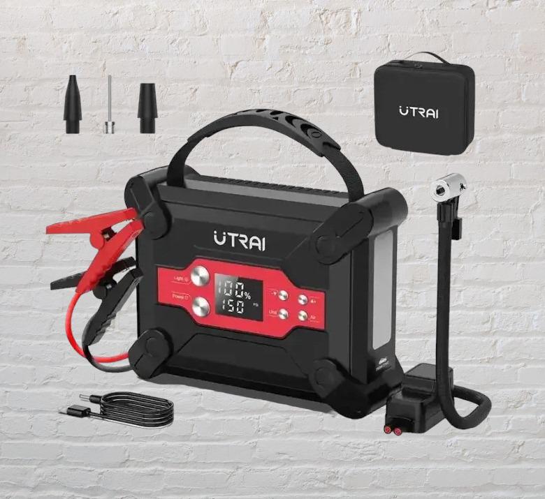 Пусковое устройство автомобильное Jump Starter UTRAI Jstar 6 4в1 1800A/24000 mAh - фото 3