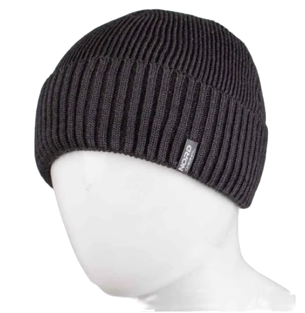 Шапка с отворотом Nord С2321 one size Черный (1989178837)