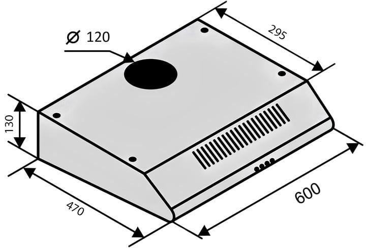 Вытяжка Ventolux PARMA 60 BR - фото 7
