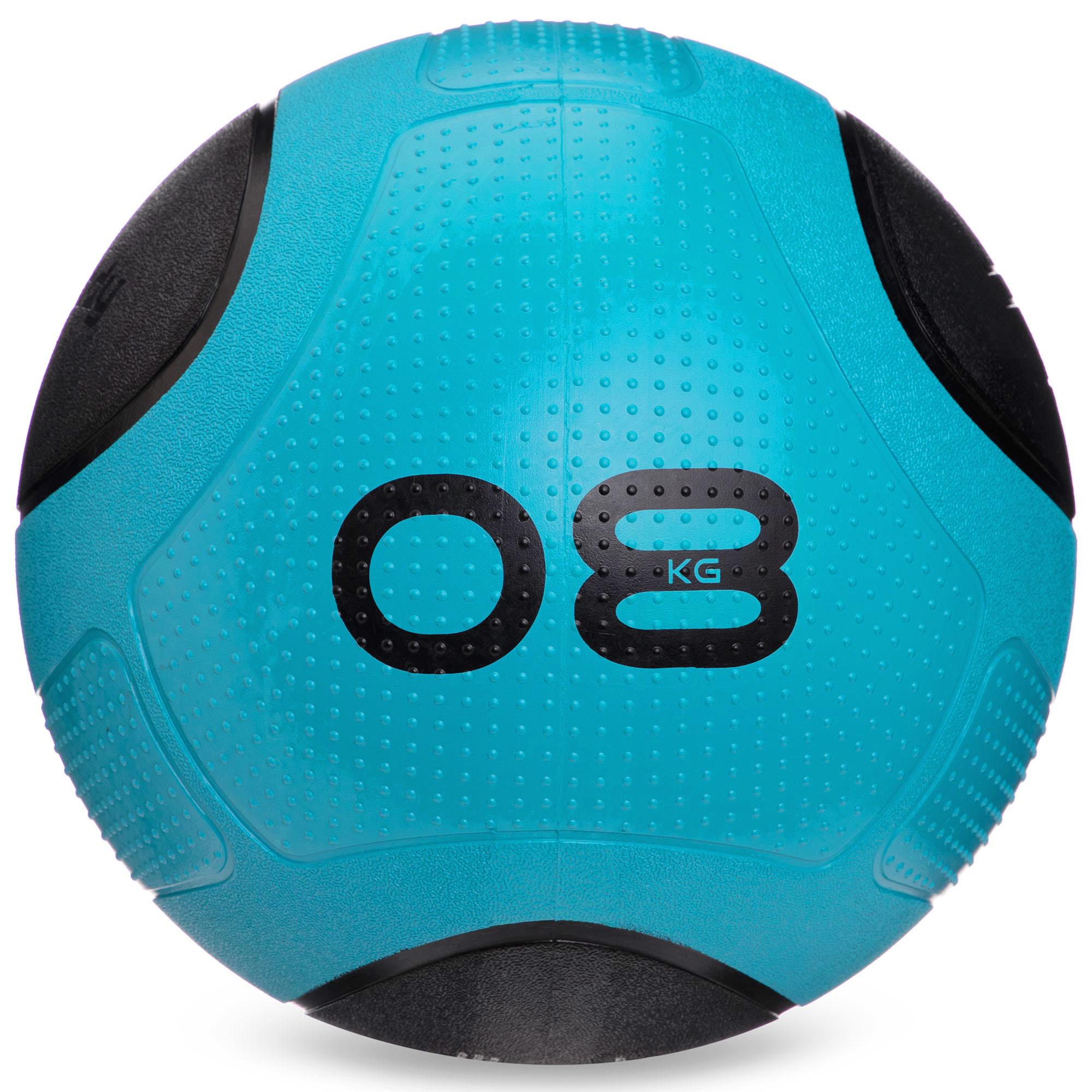 Мяч медицинский медбол Zelart Medicine Ball FI-2620-8 8кг Синий / Черный (DR003467)