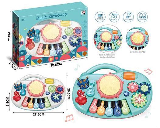 Игрушка Пианино со световыми эффектами (DN-CY-7073B) - фото 5 Игрушка Пианино со световыми эффектами (DN-CY-7073B) - фото 5