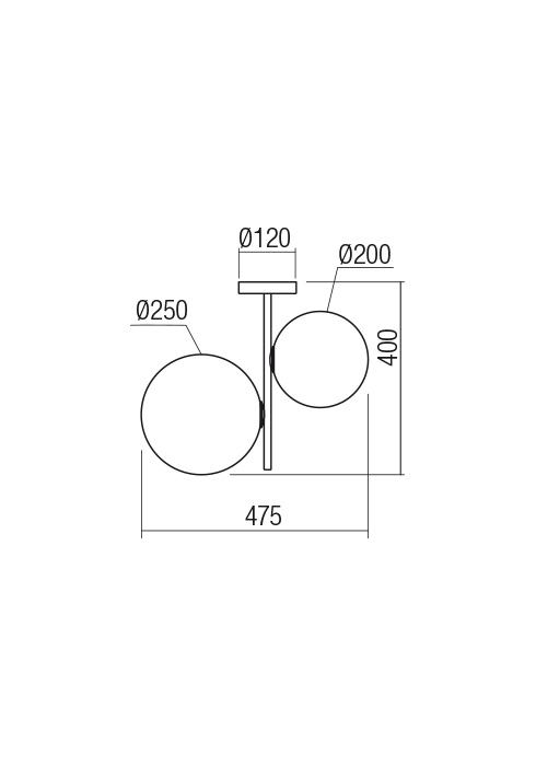 Светильник потолочный Redo Talis Pl 2X42 W E27 4.1.1 Bronze (01-2644) - фото 2 Светильник потолочный Redo Talis Pl 2X42 W E27 4.1.1 Bronze (01-2644) - фото 2