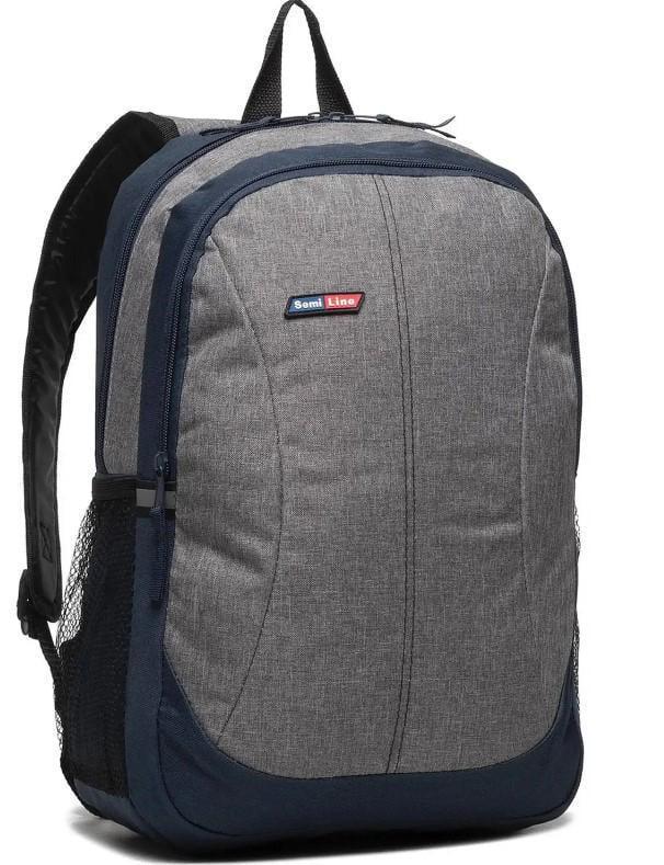 Міський рюкзак SEMI LINE J4499-7 21 Grey/Navy (DAS302580)