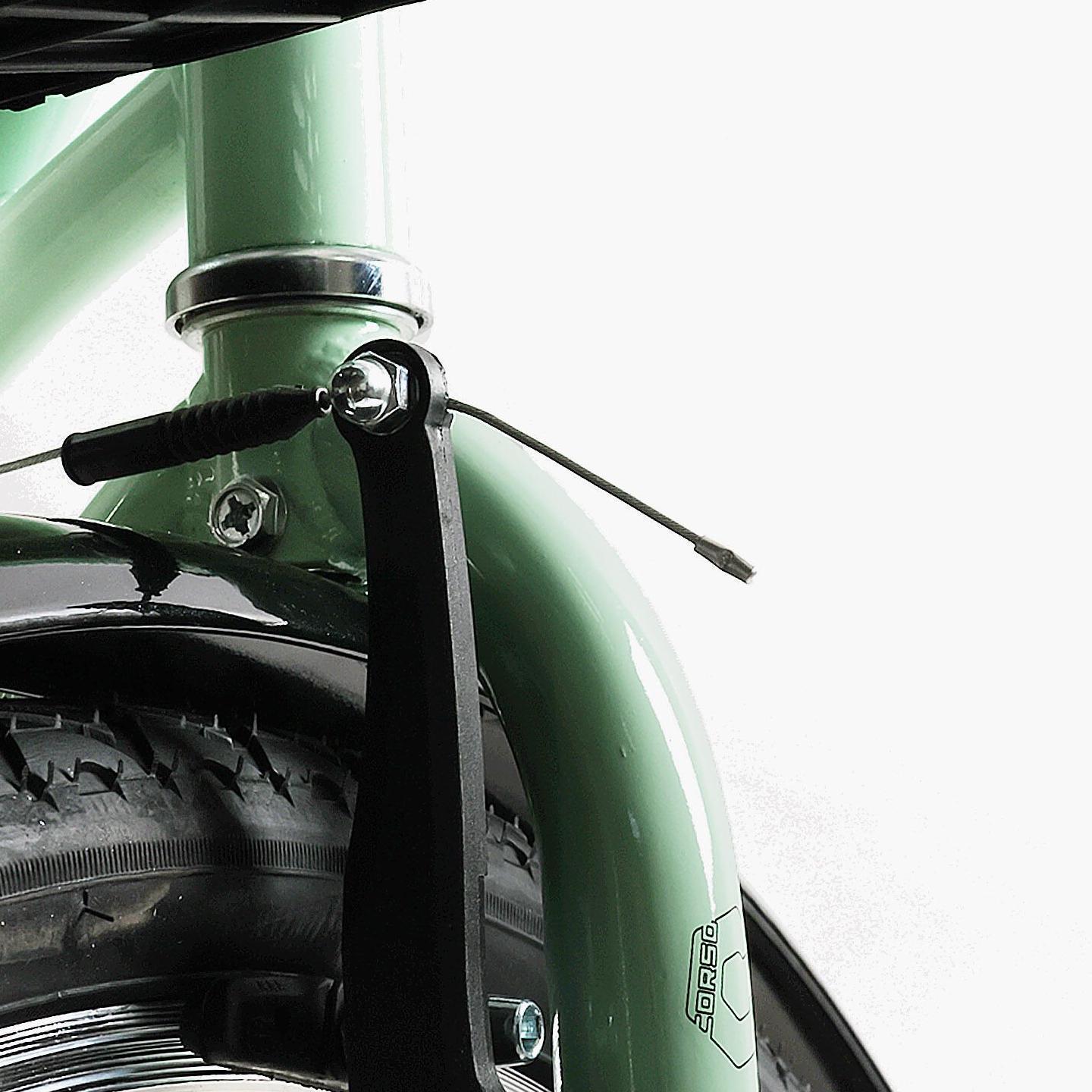 Велосипед міський Corso Travel з кошиком та багажником рама 16,5/26" Зелений - фото 4 Велосипед міський Corso Travel з кошиком та багажником рама 16,5/26" Зелений - фото 4