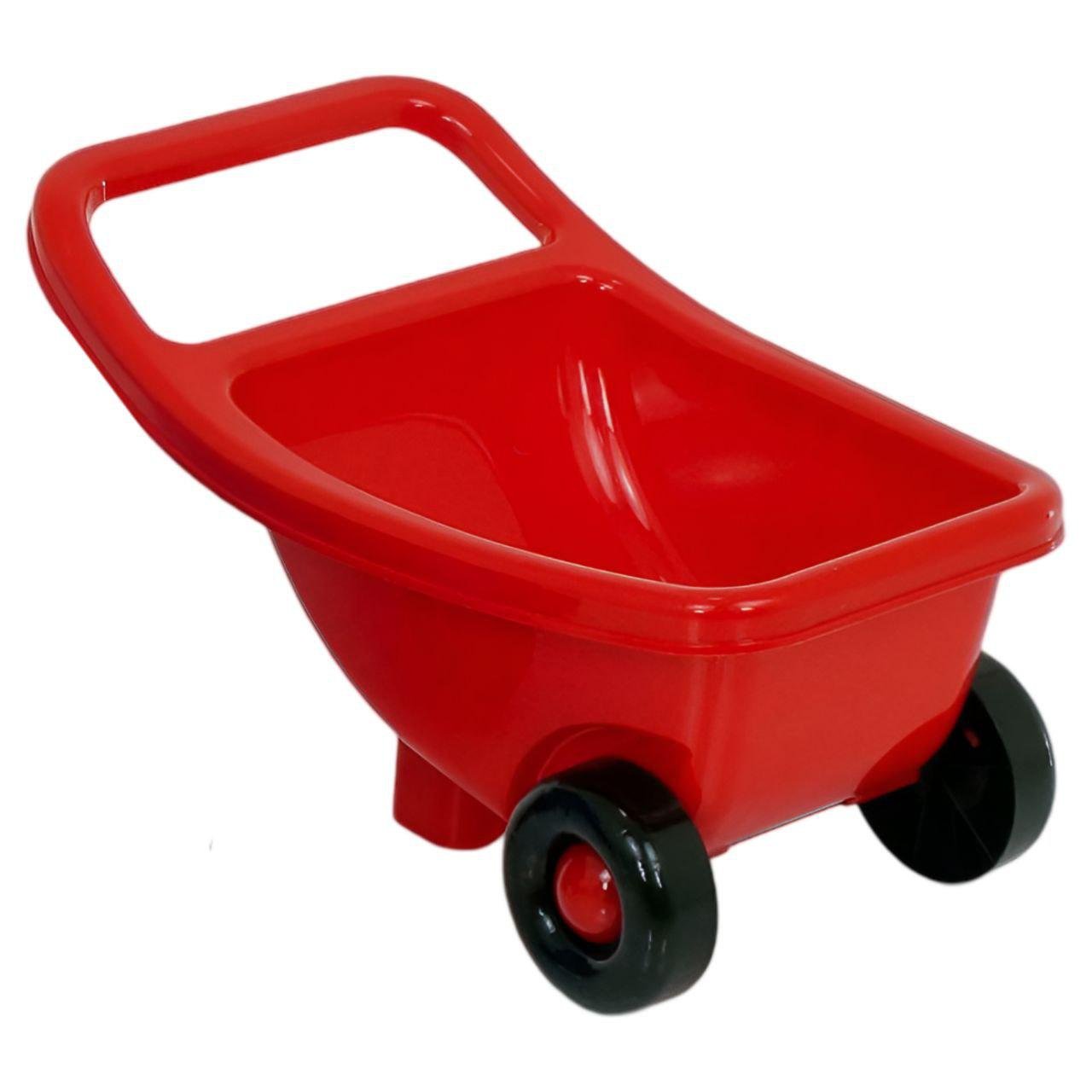 Тачка детская устойчивая Technok Toys 4258 для перевозки игрушек и песка (27271929)