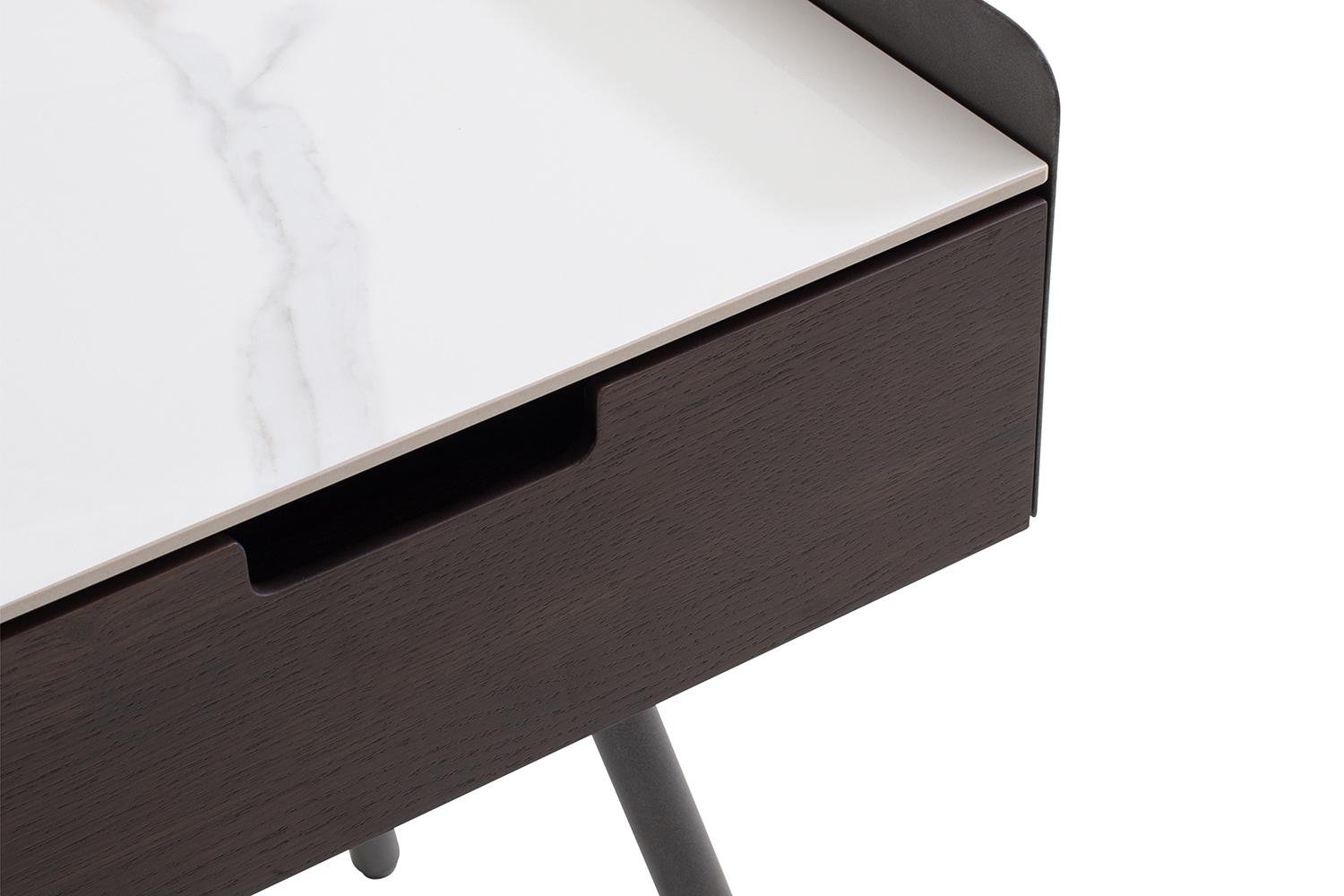 Тумбочка прикроватная Matteo 1 ящик Lilac ice top walnut canaletto (16045) - фото 9 Тумбочка прикроватная Matteo 1 ящик Lilac ice top walnut canaletto (16045) - фото 9