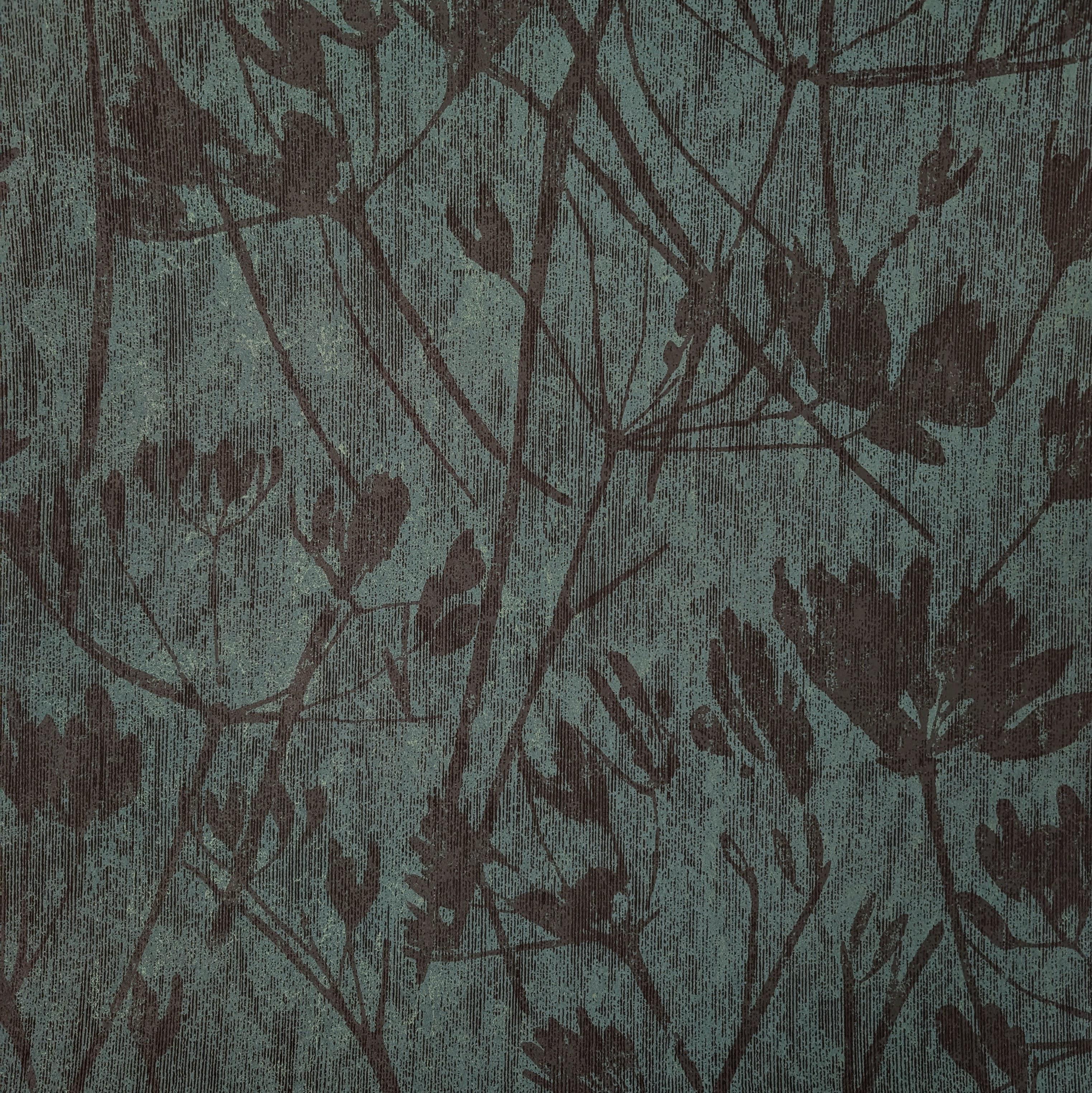 Обои флизелиновые Eijffinger Lino 379054 Листья Зеленый