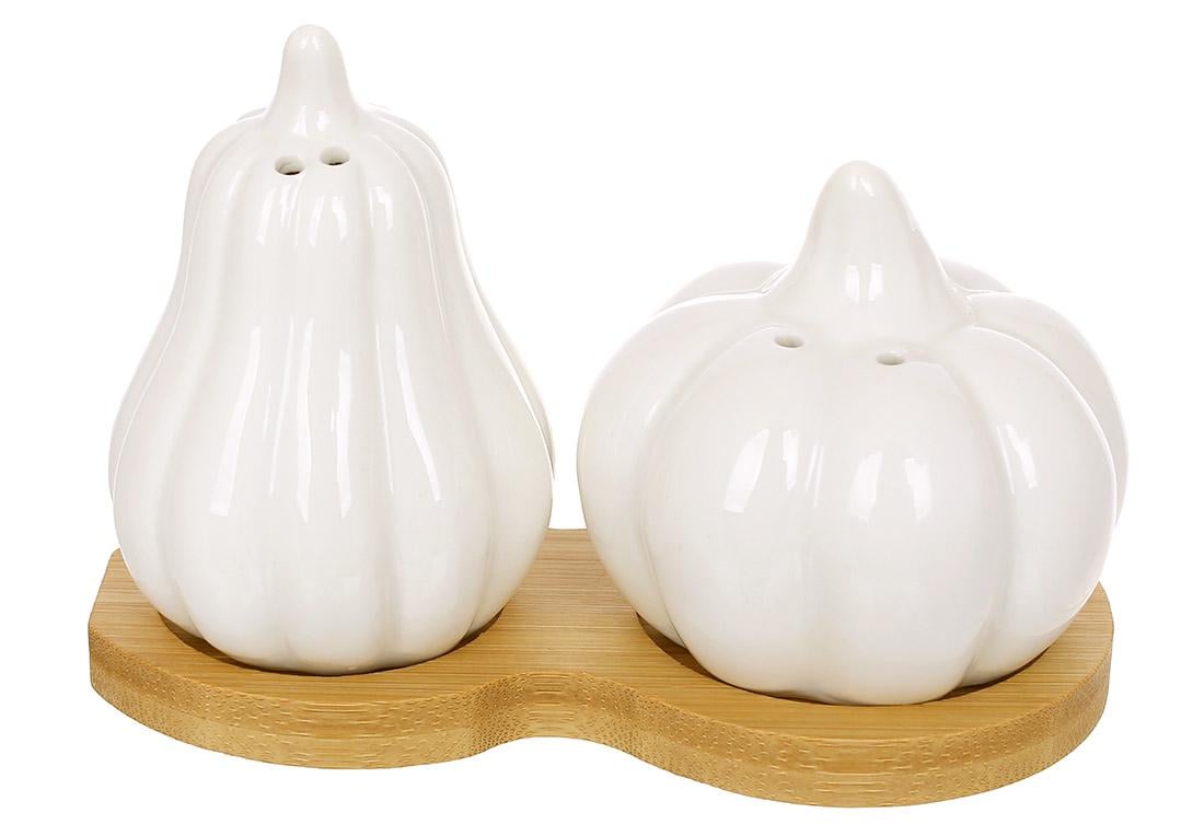 Набор для соли и перца BonaDi на подставке Белый (939-028)