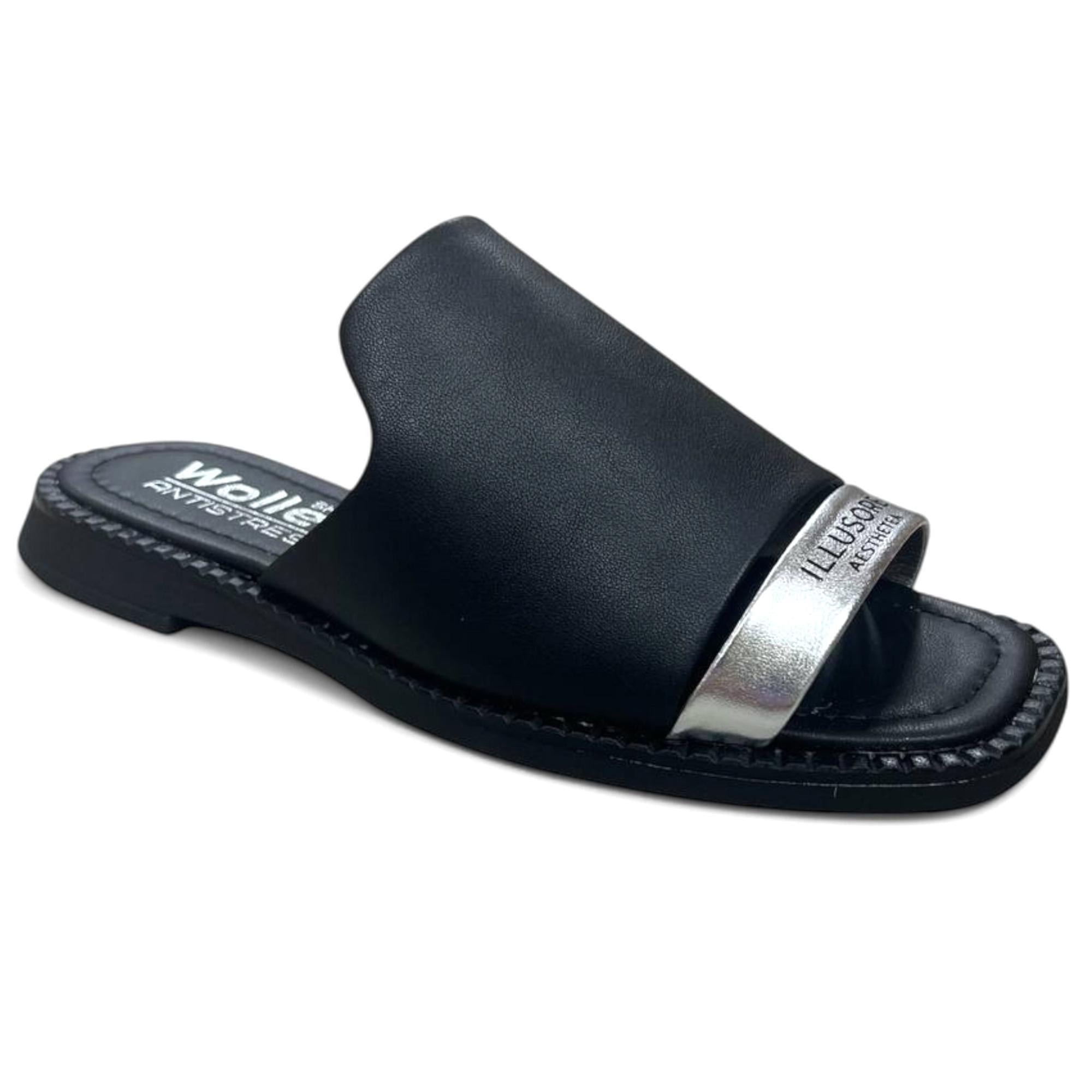 Шлепанцы женские летние Wollen р. 36 Черный (060178-36)