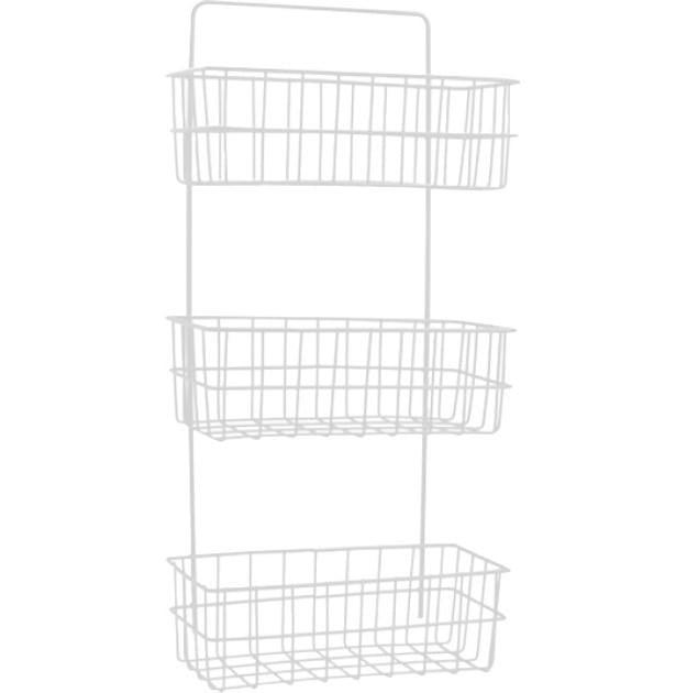 Полка для ванной комнаты Stenson TD01326 25,5х10х51 см Белый (20220753) - фото 1