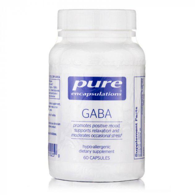 Амінокомплекс Pure Encapsulations GABA 700 мл 60 Caps (PE-01025)