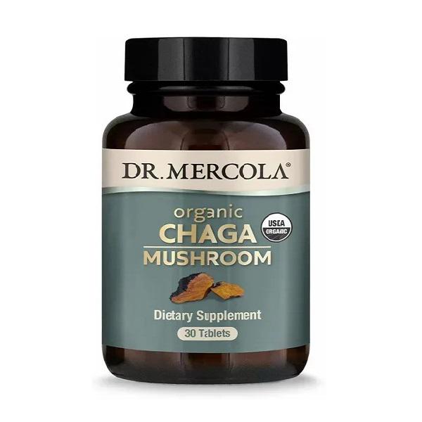 Грибной комплекс Dr. Mercola Organic Chaga Mushroom 30 табл. (000021399) Грибной комплекс Dr. Mercola Organic Chaga Mushroom 30 табл. (000021399)