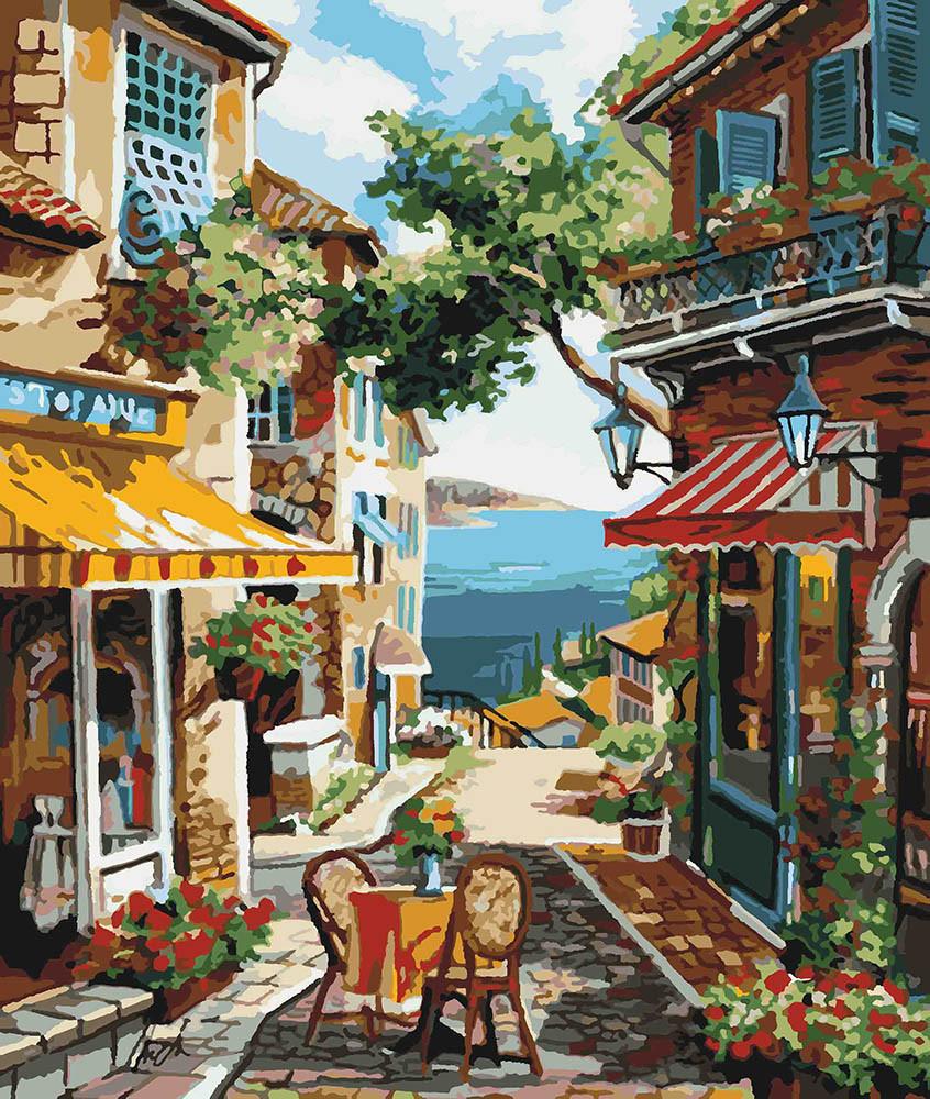 Картина по номерам Идейка Столик на двоих 40x50 см (skl-КНО2197)