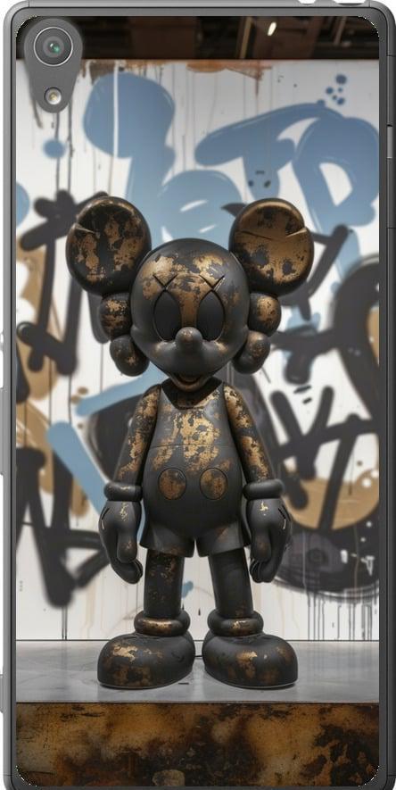 Чехол на Sony Xperia XA F3112 Bronze kaws v2 (6098u-399-42517)