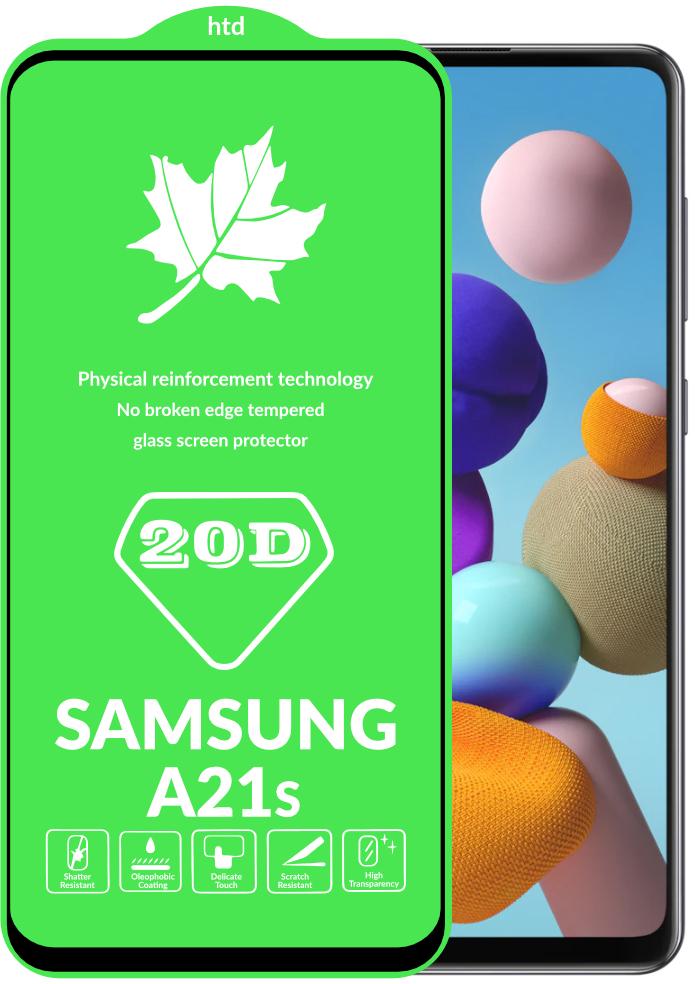 Защитное стекло 20D Glass для Samsung Galaxy A21s A217 большой радиус (15775) Защитное стекло 20D Glass для Samsung Galaxy A21s A217 большой радиус (15775)