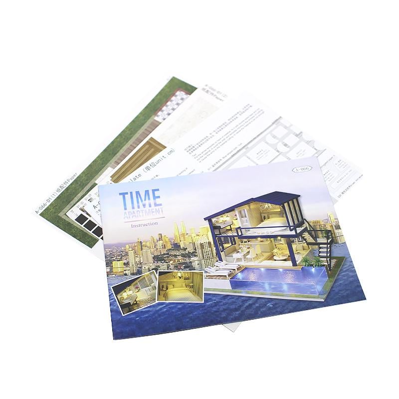 Конструктор 3D DIY Cute Room A-066-A Вілла з басейном - фото 6 Конструктор 3D DIY Cute Room A-066-A Вілла з басейном - фото 6