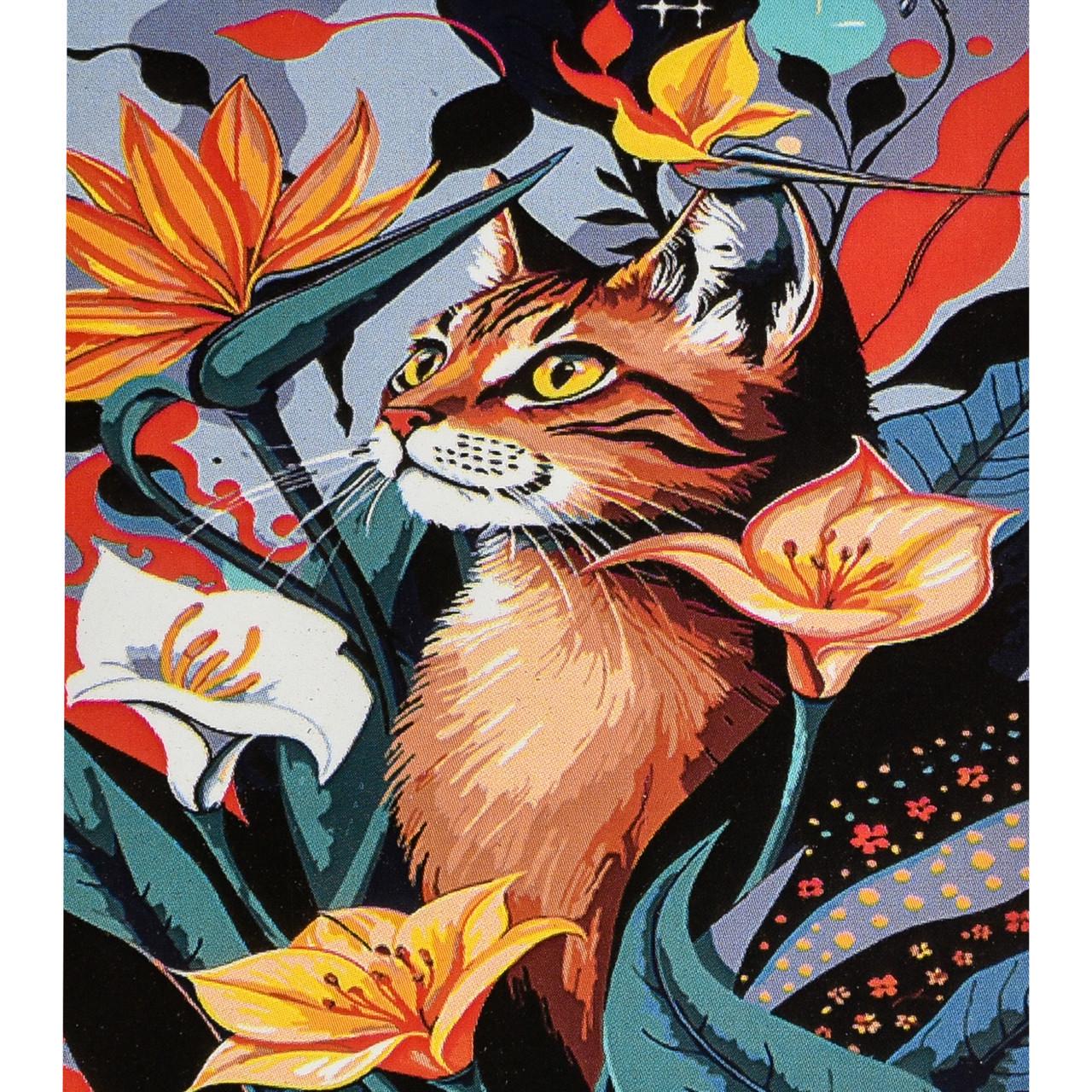 Картина по номерам Strateg Премиум Рыжий красавец 30х40 см (SS1166)