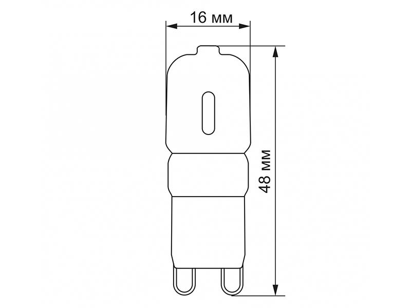 Светодиодная лампа Videx G9e 2,5W G9 4100K 220 V (VL-G9e-25224) - фото 3