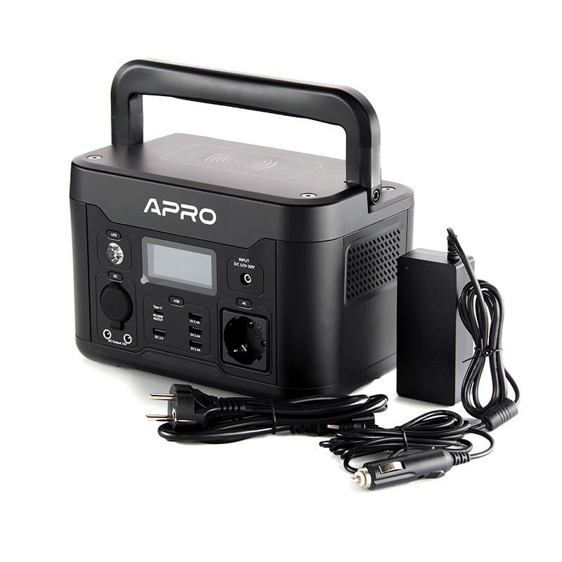 Зарядная станция Apro PS-500 220 В 500 Вт 515 Вт/ч с беспроводной зарядкой (852054) - фото 8