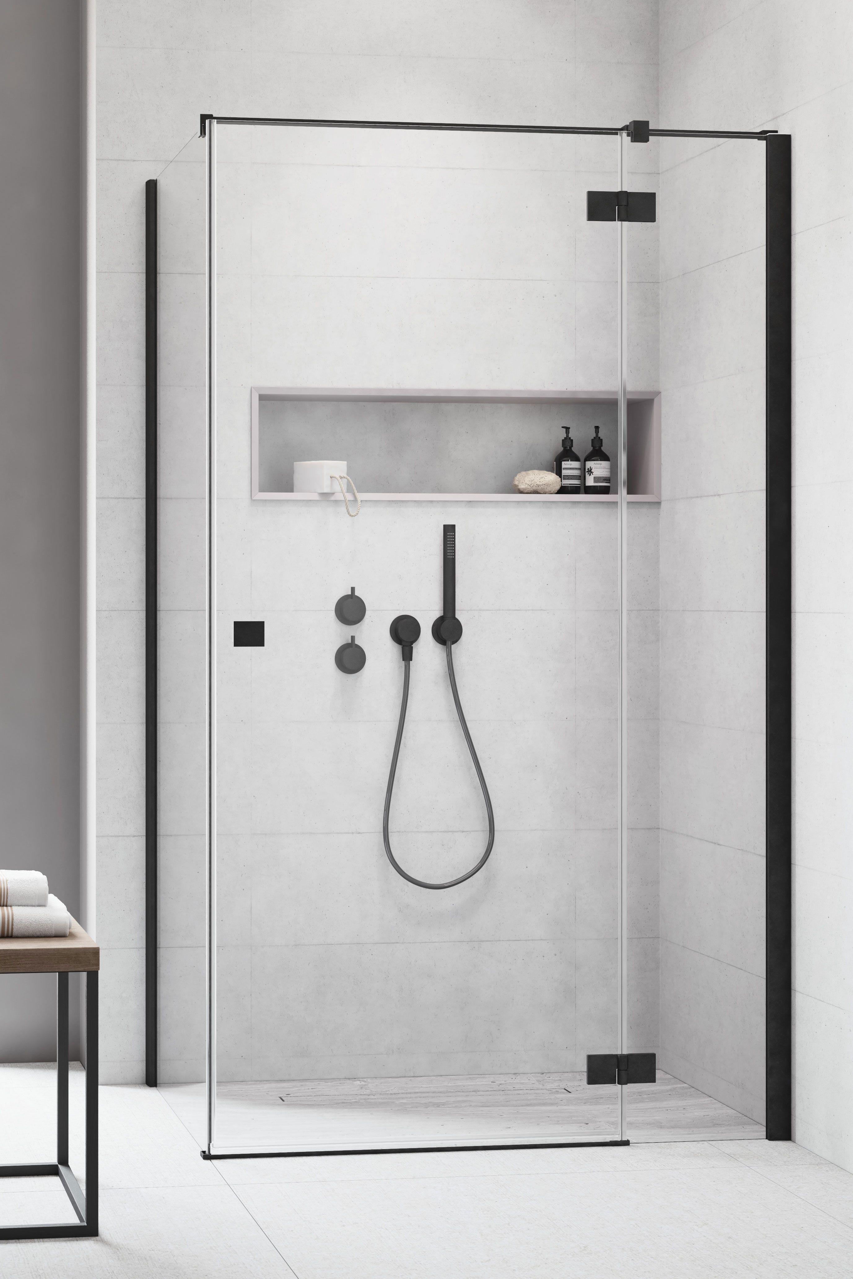 Душевая кабина квадратная Radaway Essenza KDJ 90Rх90х200 Black (385044-54-01R+1384050-01-01)