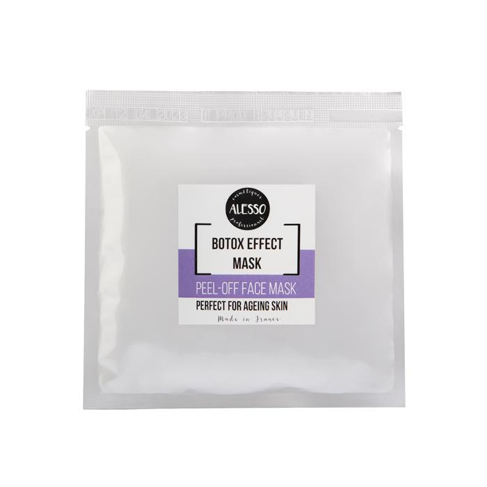 Альгинатная маска ALESSO Botox Effect Mask омолаживающая с эффектом ботокса для всех типов кожи 25 г (3273629291174)