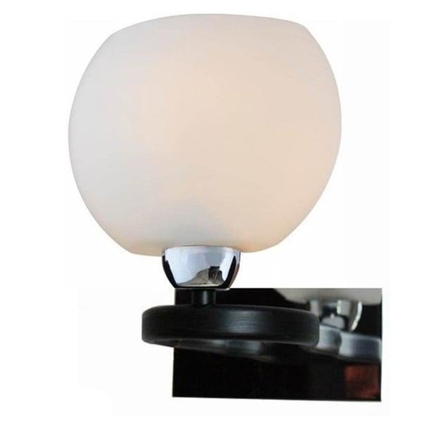 Бра Flora з плафоном матового скла Чорний (NN010/1W)