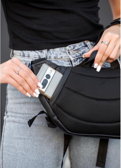 Бананка женская Sambag водостойкая Черный (28524115) - фото 6 Бананка женская Sambag водостойкая Черный (28524115) - фото 6