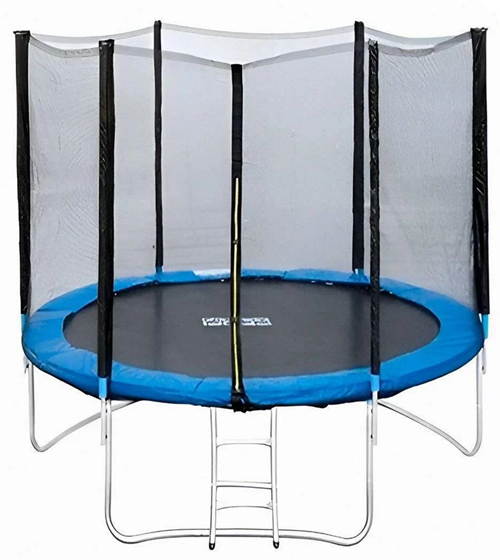 Детский батут OSPORT MS 0496 с защитной сеткой 244 см