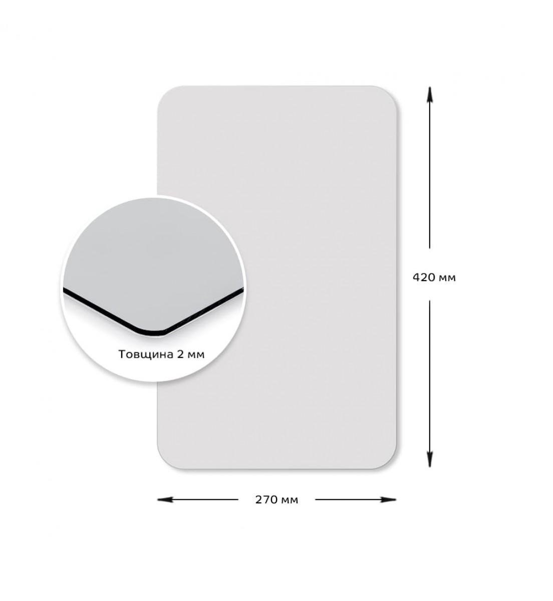 Зеркало на самоклейке прямоугольное 270х420х2 мм (747) - фото 3 Зеркало на самоклейке прямоугольное 270х420х2 мм (747) - фото 3