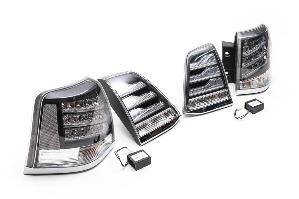 Задні ліхтарі 2007-2015 1234 Upgrade для Toyota Land Cruiser 200 різні матеріали Чорний - фото 5 Задні ліхтарі 2007-2015 1234 Upgrade для Toyota Land Cruiser 200 різні матеріали Чорний - фото 5