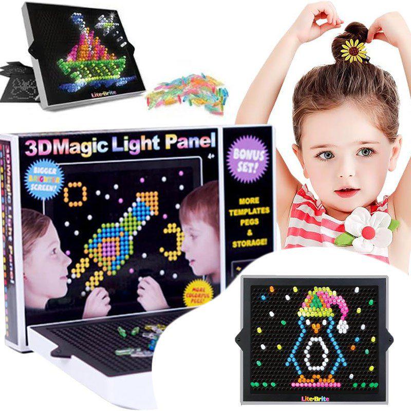 Мозаїка дитяча оптична 3D Magic Panel Black - фото 7