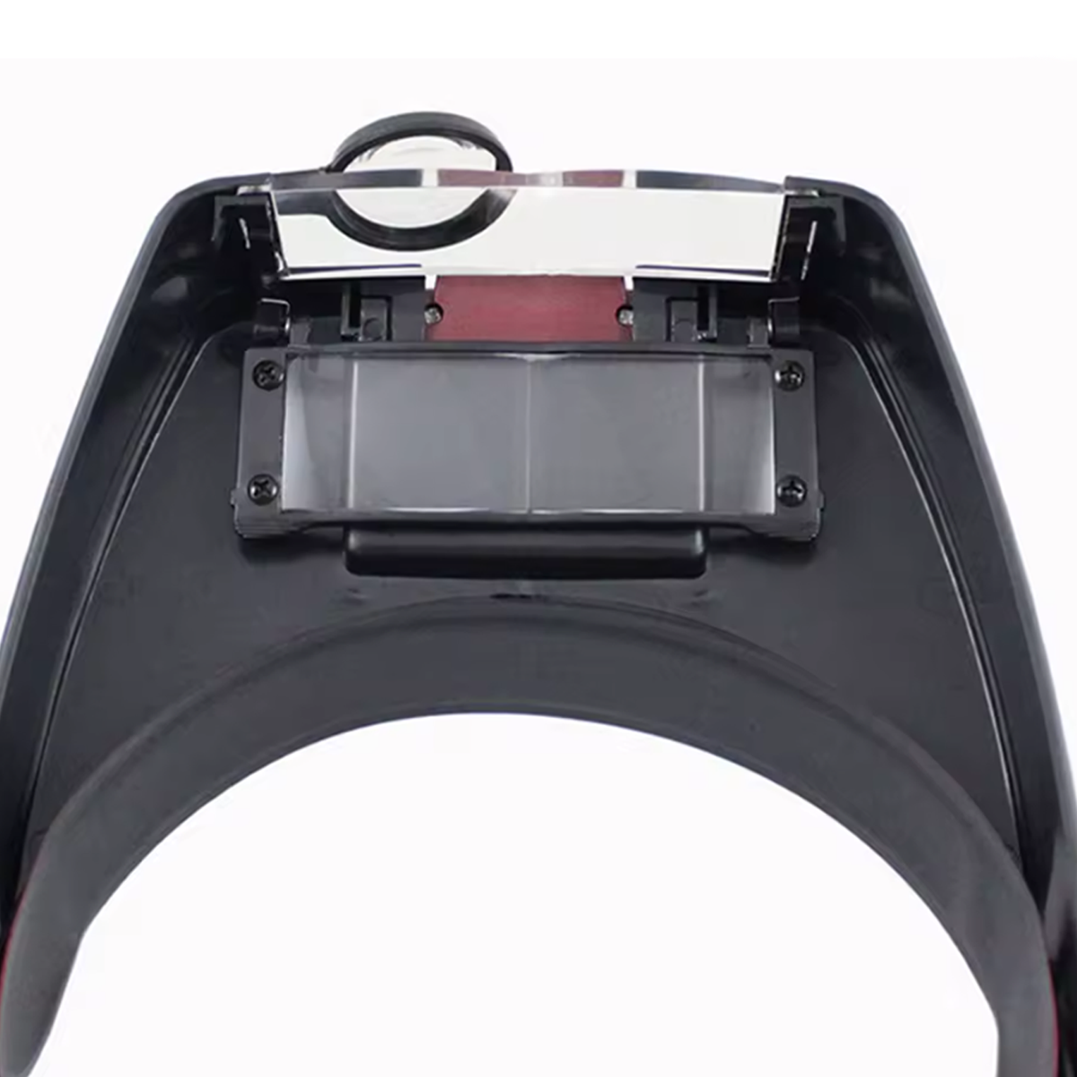 Лупа бинокулярная налобная MG81007-A с LED подсветкой/монокуляром 3 линзы 1,5X/3X/8,5X/10X Black/Wine Red (160419) - фото 7