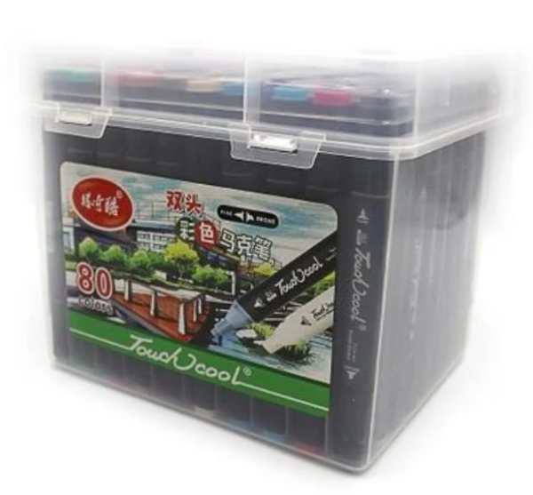 Набор скетчМаркеров TouchCool 80 цветов