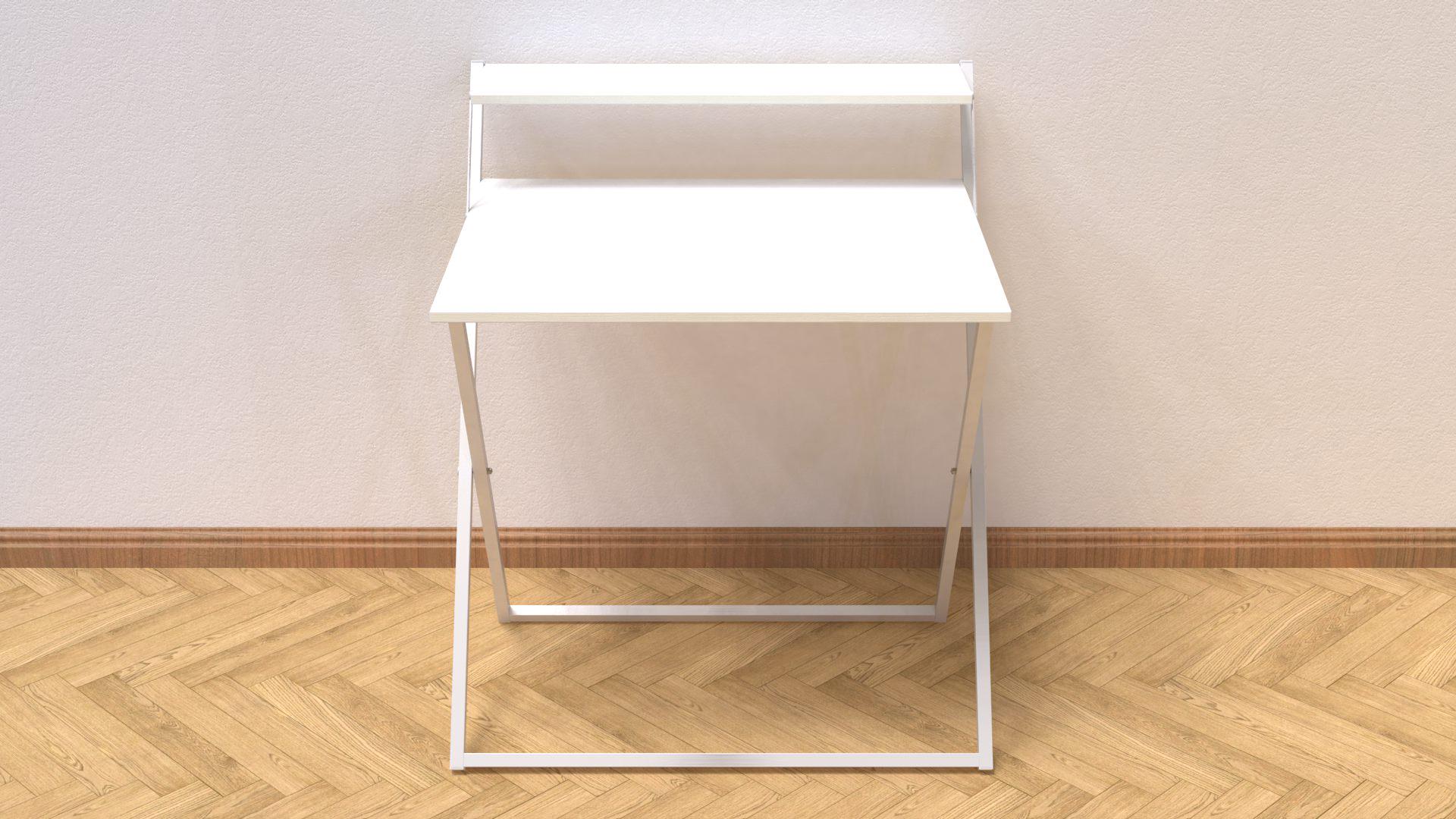 Стіл-трансформер Ferrum-decor Компакт 4 метал/ДСП 16 мм 750x790x720 мм Білий/Білий (FRD-104697) - фото 5 Стіл-трансформер Ferrum-decor Компакт 4 метал/ДСП 16 мм 750x790x720 мм Білий/Білий (FRD-104697) - фото 5