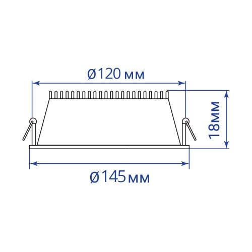 Світильник LED Feron AL510 9W 4000K Білий - фото 5