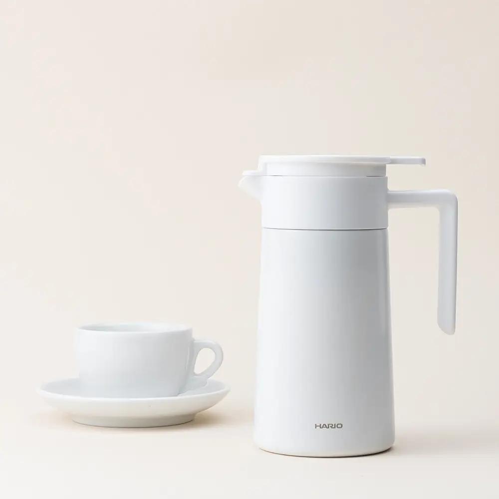 Термо-сервер для профессиональной заварки кофе Hario 600 мл Белый (CHP-600-W) - фото 2