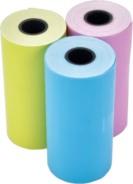Набір паперу кольорового для термопринтера Mini printer 3 шт. (28494113) - фото 3 Набір паперу кольорового для термопринтера Mini printer 3 шт. (28494113) - фото 3