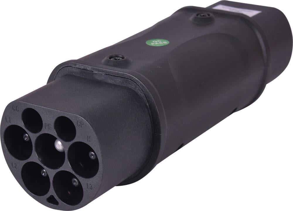 Адаптер перехідник E.NEXT e.charge.adapter.T2-GBT-3 із T2 на GBT 32А 400В моноліт IP55 (p085103)