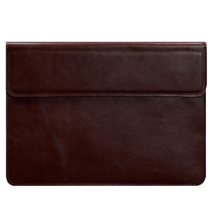 Чохол-конверт шкіряний на магнітах для ноутбука універсальний Бордовий (A-027996) - фото 1 Чохол-конверт шкіряний на магнітах для ноутбука універсальний Бордовий (A-027996) - фото 1