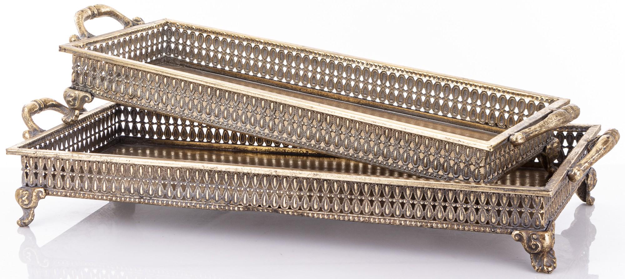 Набір таць декоративних 2 шт. 11x60x20/11x65x25 см (166609)