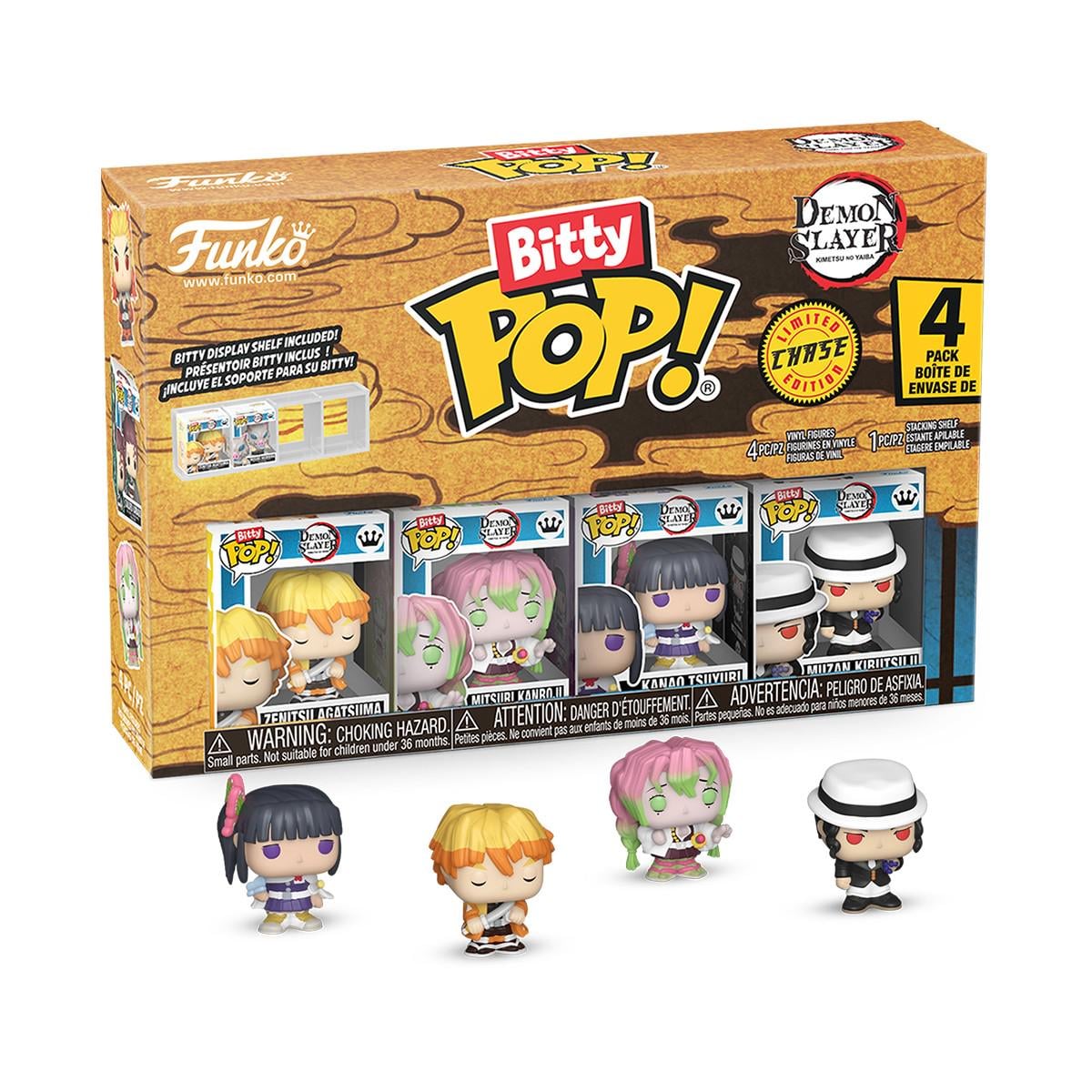 Набор коллекционных фигурок Убийца бесов Demon Slayer Funko Bitty POP 4 шт. (1206472641) Набор коллекционных фигурок Убийца бесов Demon Slayer Funko Bitty POP 4 шт. (1206472641)