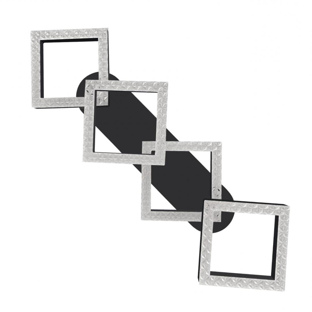 LED-люстра CT-55-S-BK с пультом ДУ 55 Вт 3000-6000К 300-4400 Lm Черный (V6919120232991)