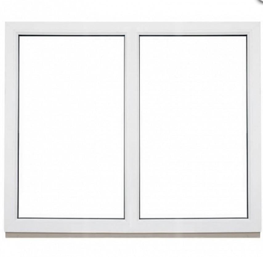 Окно пластиковое глухое Steko ПВХ однокамерный стеклопакет 58/1400x1400 мм Белый (32510572)